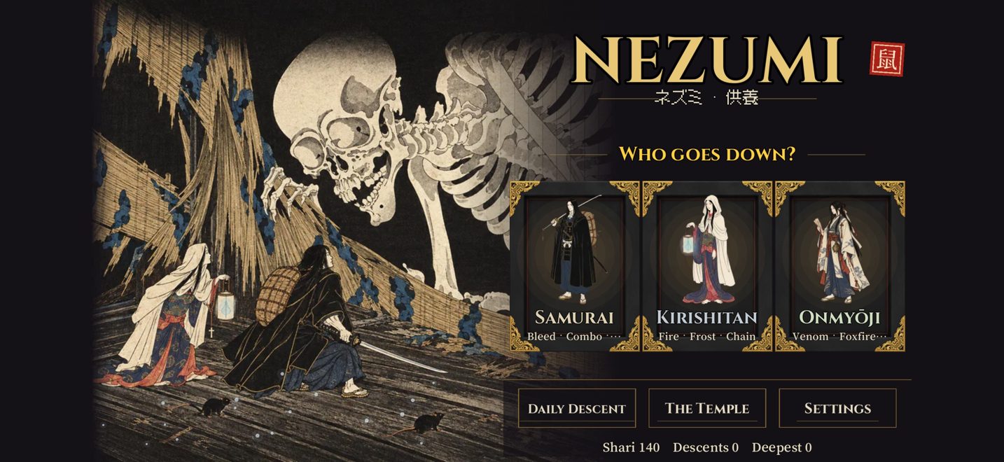 NEZUMI title screen